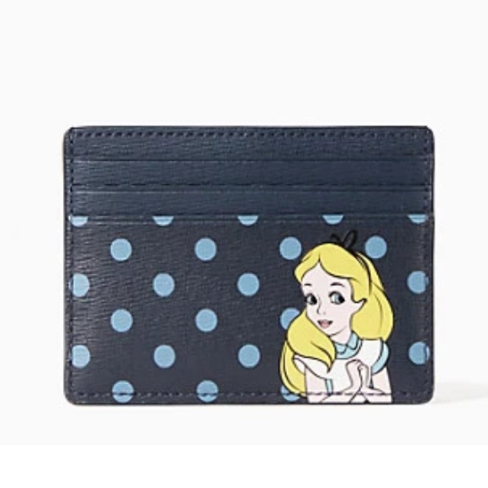 Kate Spade New York Disney X Alice Card Holder-NWT